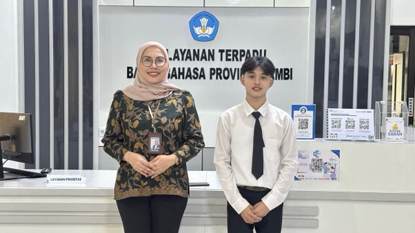 Hasbi Witir, Mahasiswa Sastra Indonesia FIB Unand Magang di Balai Bahasa Provinsi Jambi
