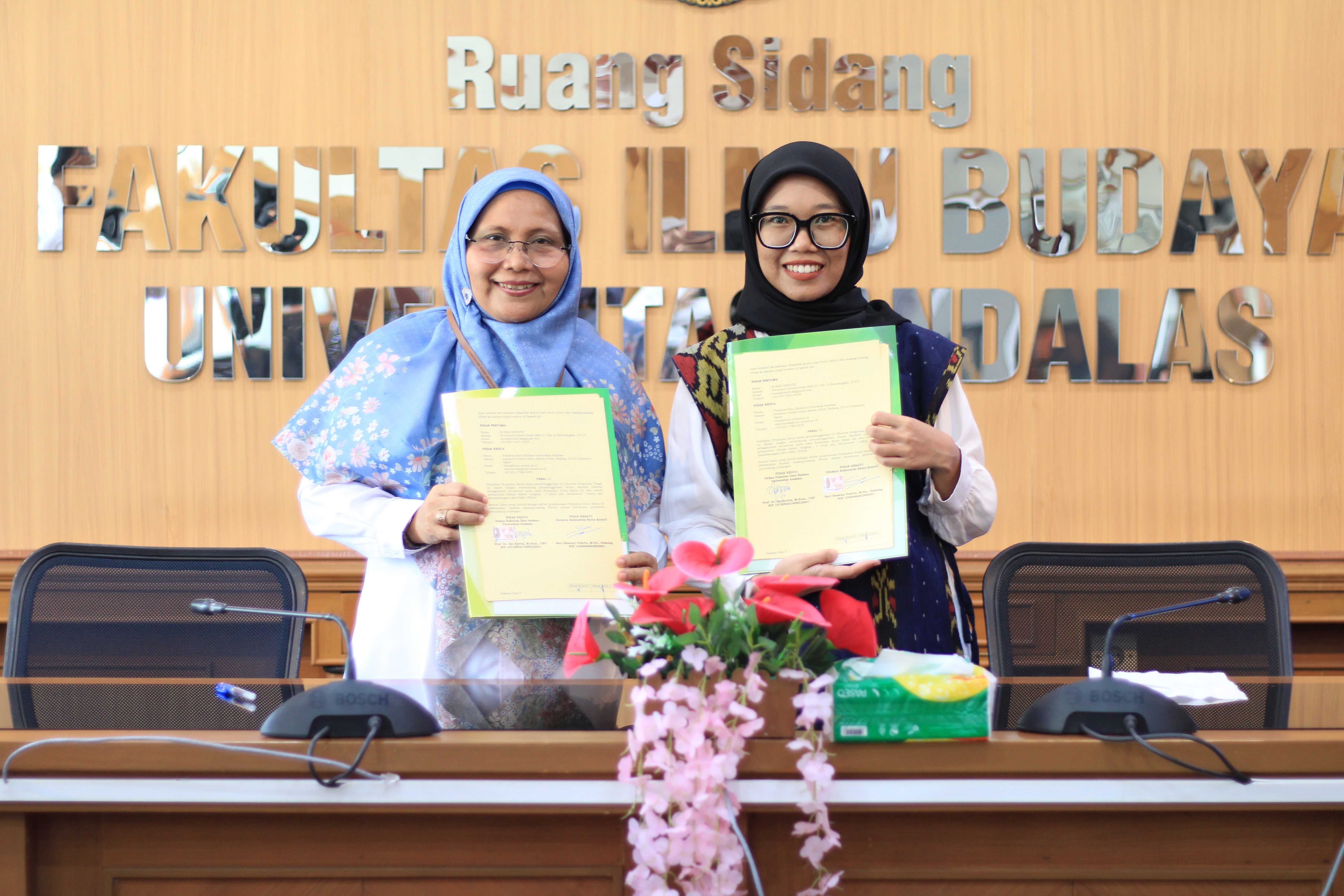 Revitalisasi Nilai Surau, FIB Unand Jalin Kerja Sama dengan Surau Kreatif