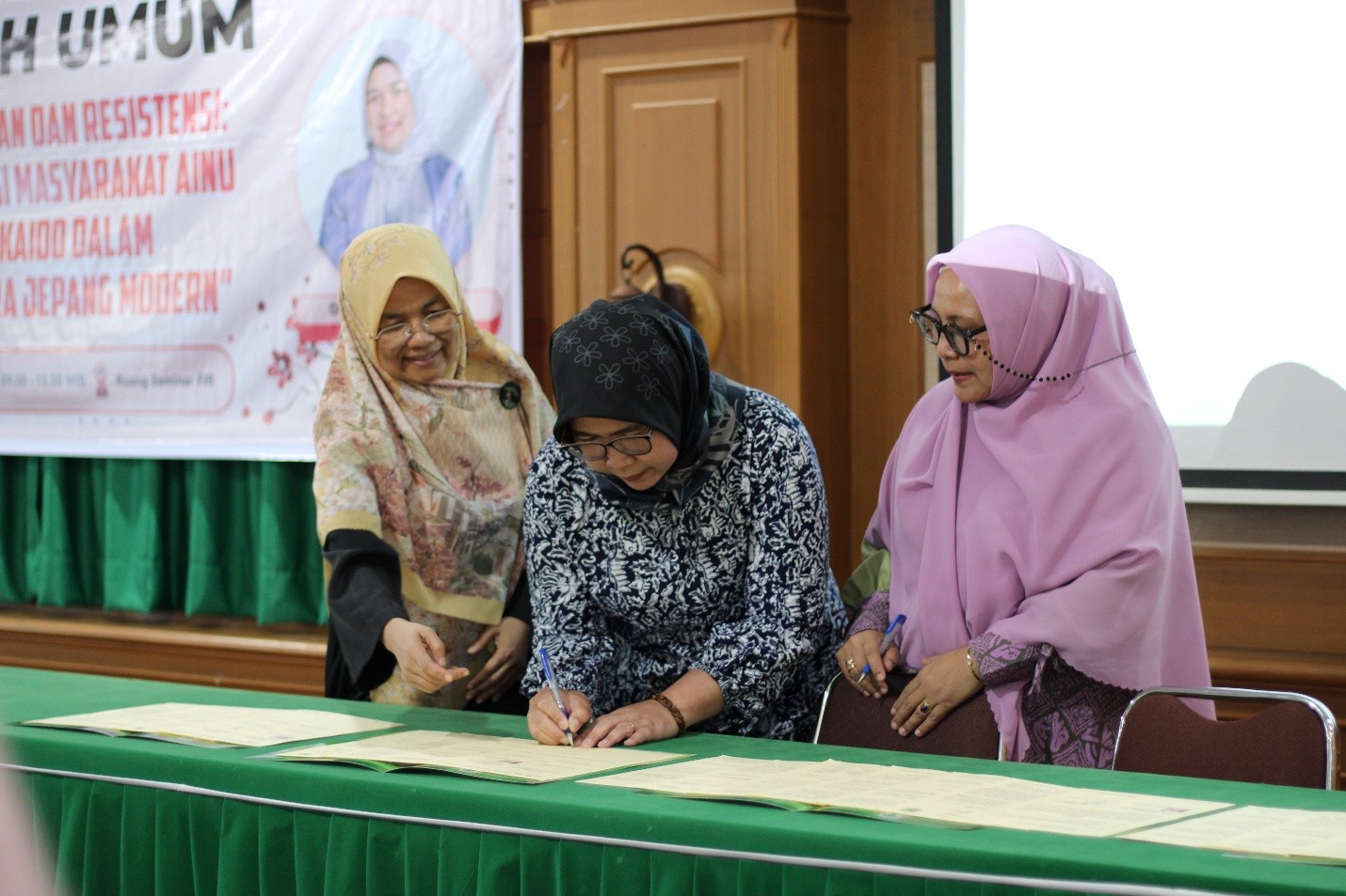 Prodi Sastra Jepang Laksanakan Kuliah Umum dan Penandatanganan Kerja Sama dengan Unas